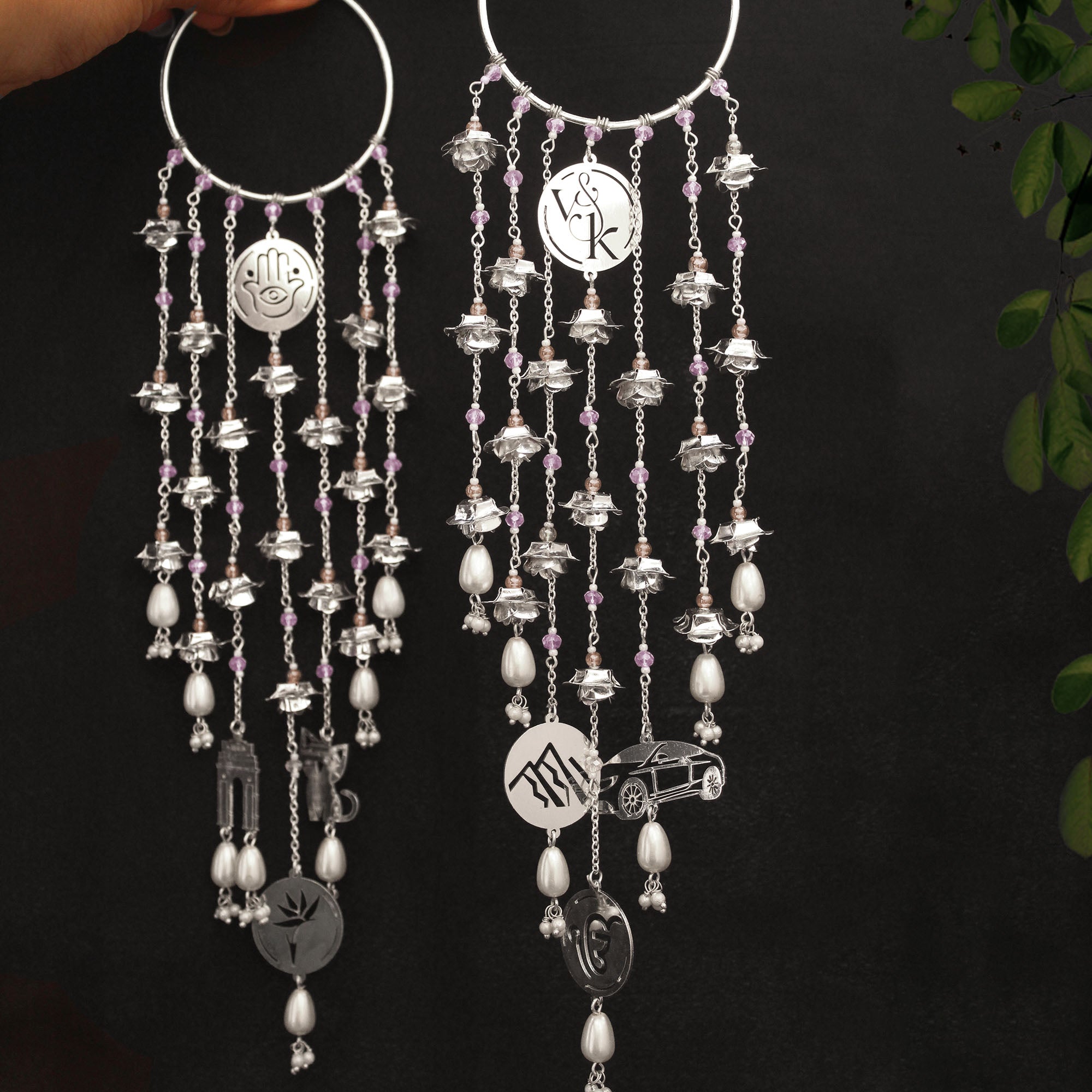 Personalised Flat Bangle Style Silver Kaleere