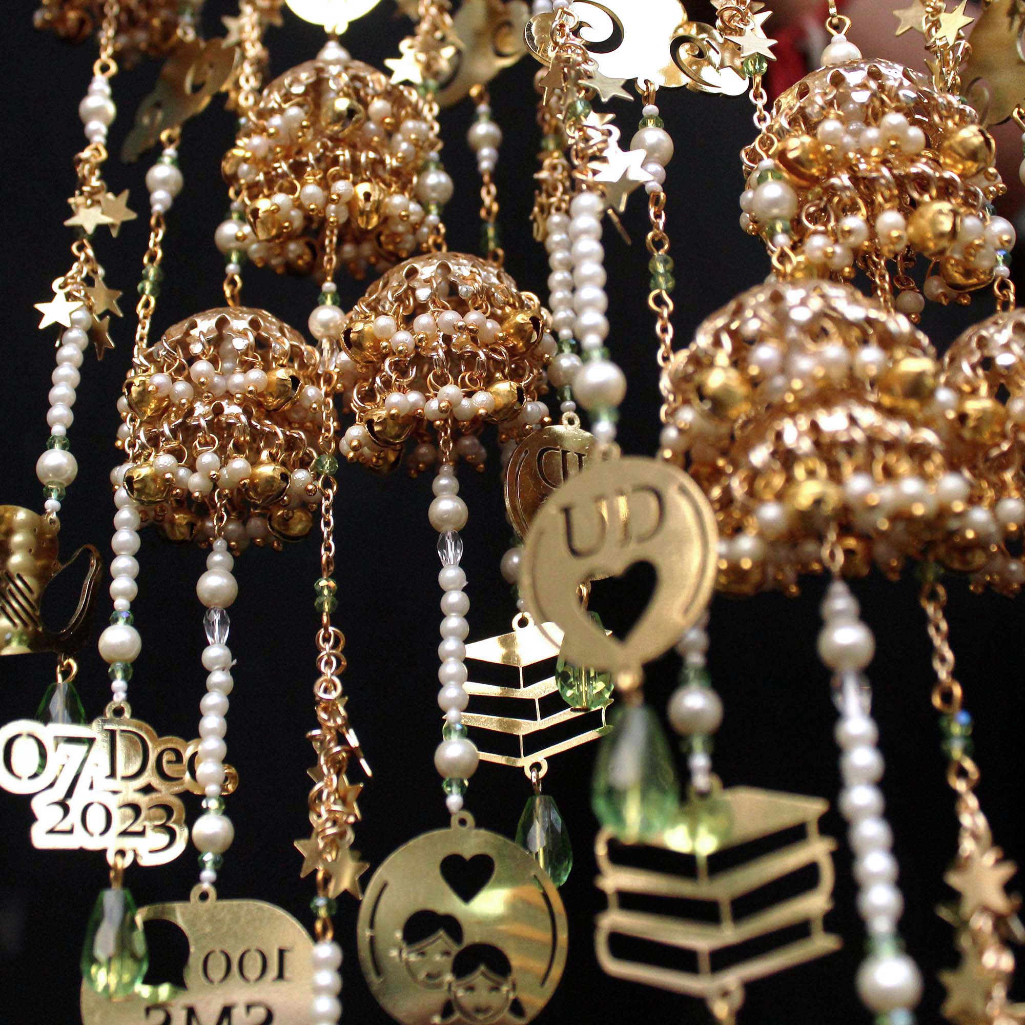 Personalised Charms & Jhumki Bangle Kaleere