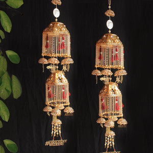 Double Layer Hexagon Customised Kaleere - BeAbhika.com