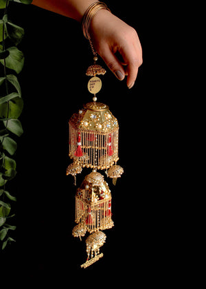 Double Layer Hexagon Customised Kaleere - BeAbhika.com