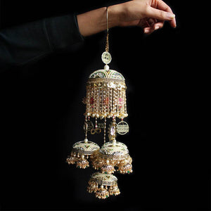 Customizable Resin Lotus & Celestial Kaleere - Pair of 2 Pieces - BeAbhika.com