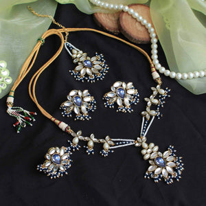 Floral Grace Necklace, Ring & Earrings Set - BeAbhika.com