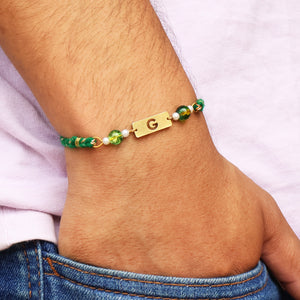 Green Grace Personalised Rakhi