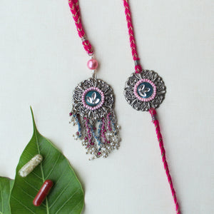 Eternal Blessings Vivid Vintage Rakhi Lumba Set