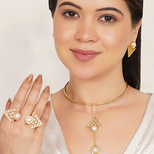 Quiet Rebel Necklace, Earrings & Ring Set