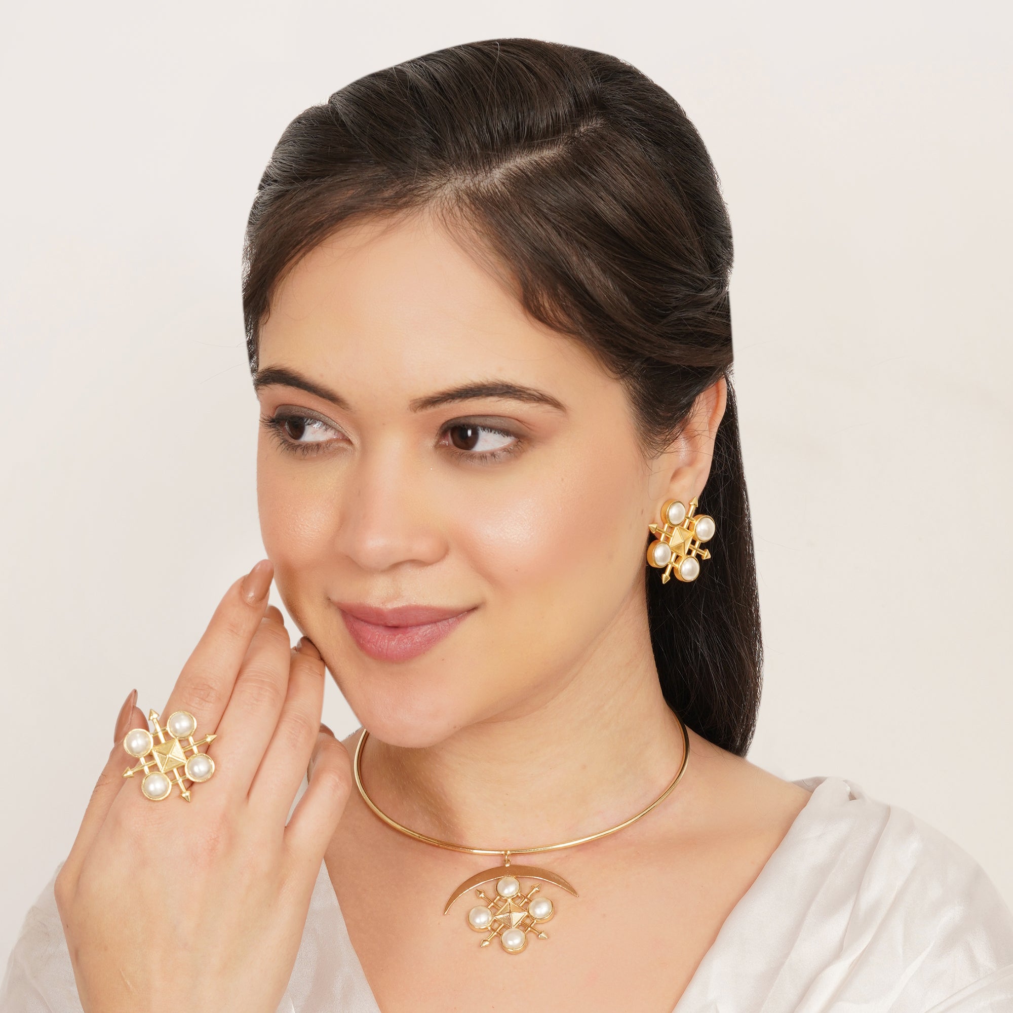 True North Necklace, Earrings & Ring Set