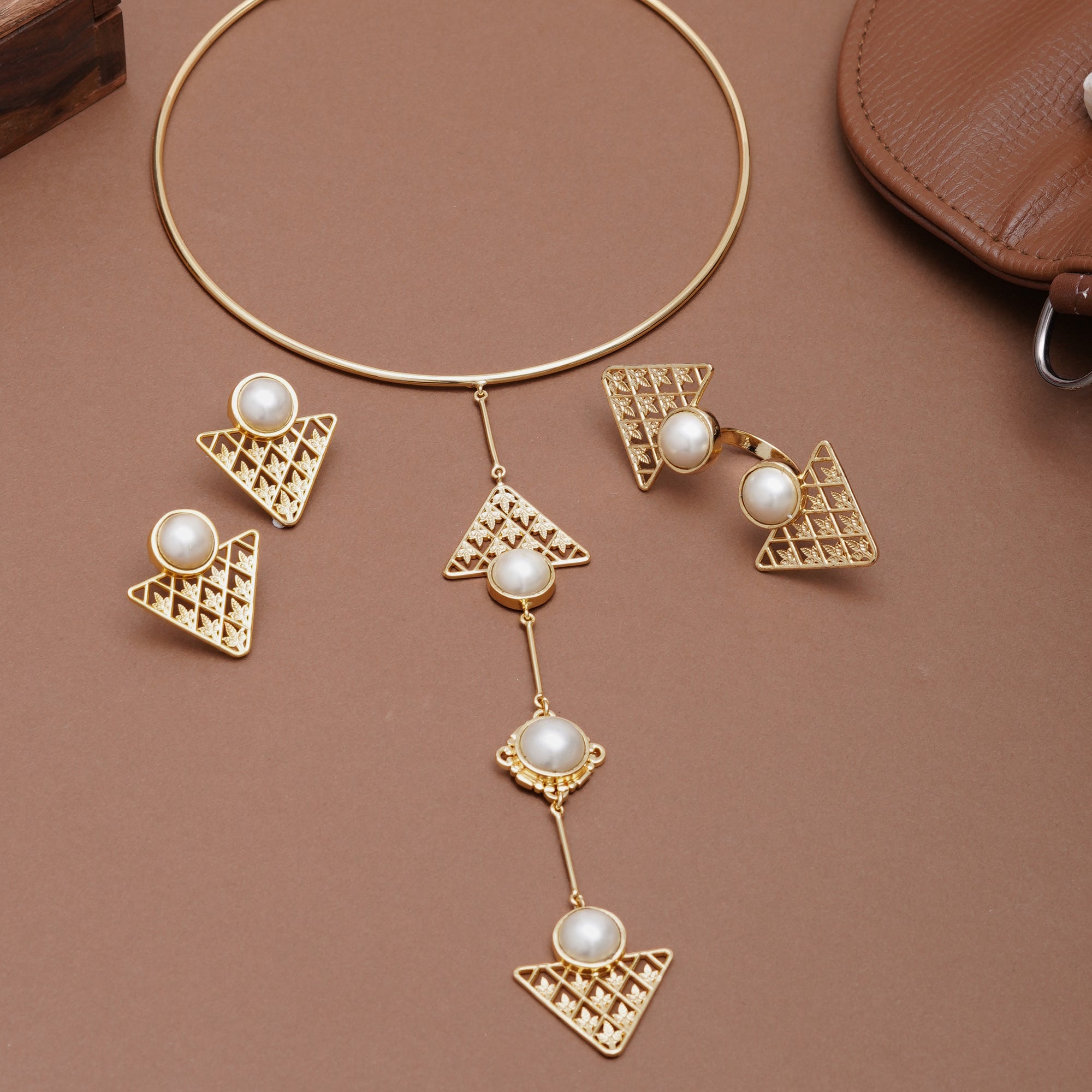 Quiet Rebel Necklace, Earrings & Ring Set
