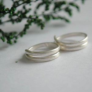 Sterling Silver Toe Ring Spiral Coil Plain Toe Ring - BeAbhika.com