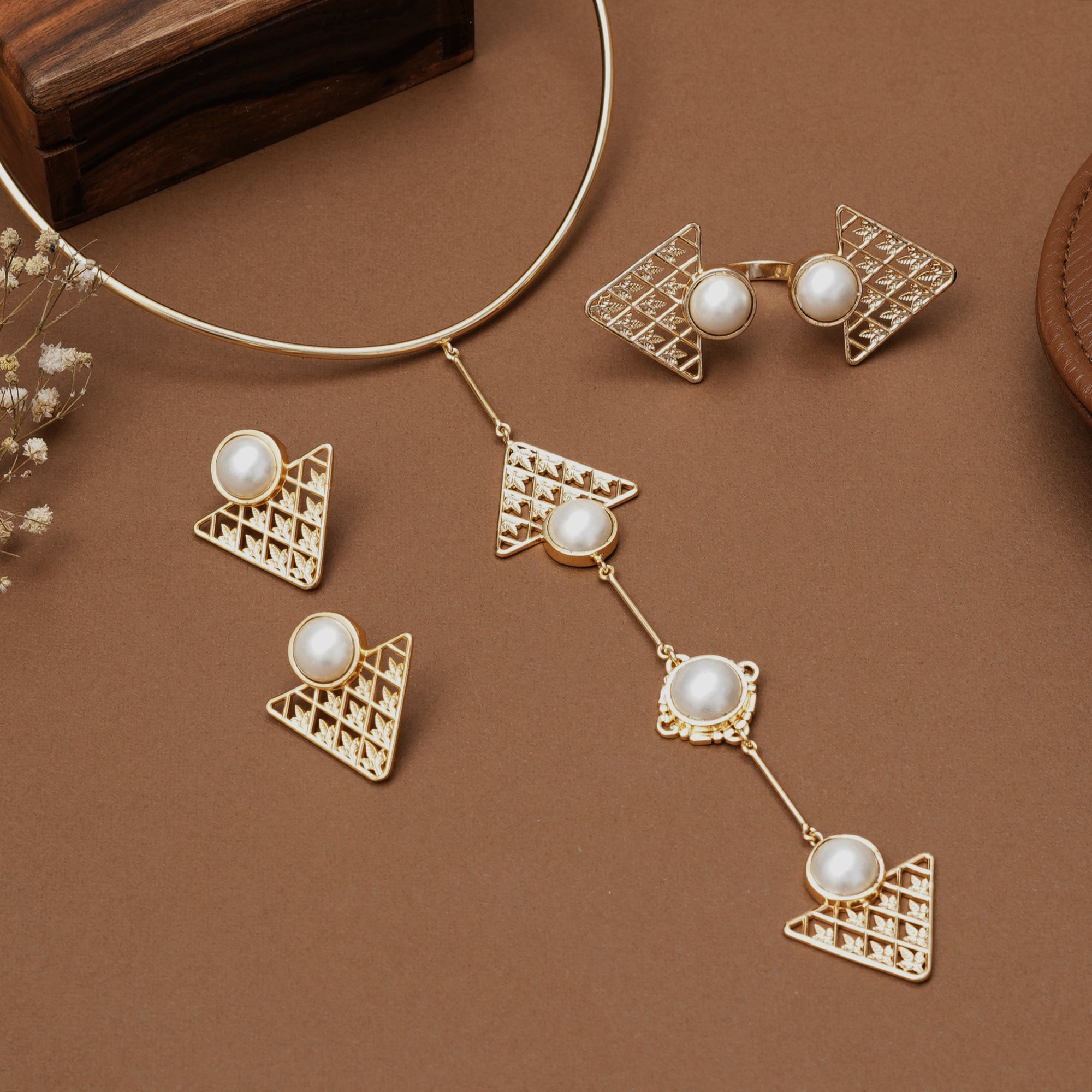Quiet Rebel Necklace, Earrings & Ring Set
