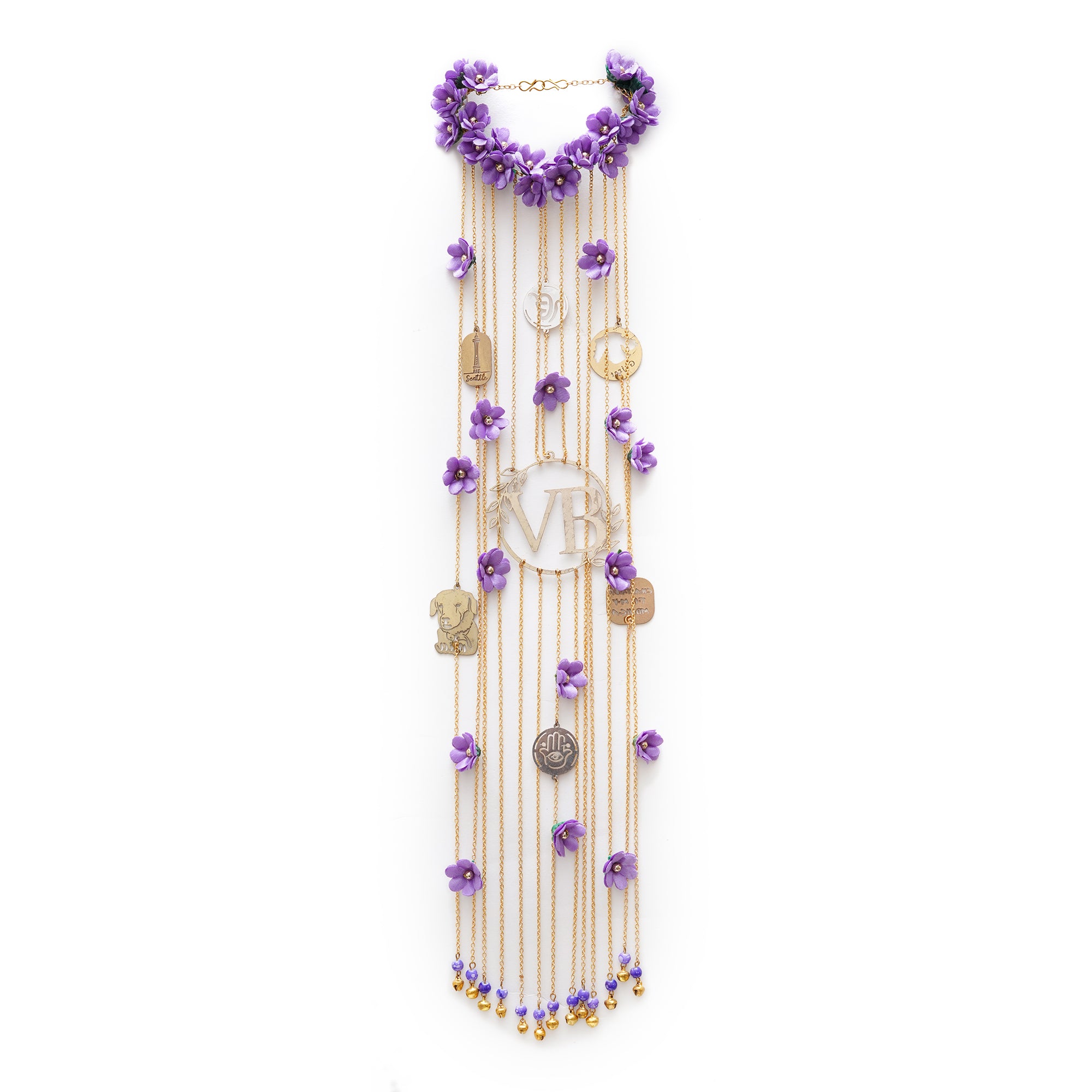 Personalised Charms Hair Veil