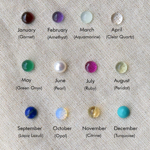 Geocircle 925 Sterling Silver & Birthstone Rakhi