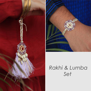 BeAbhika Bhai Bhabhi Rakhi Combo Set Designer Unique Rakshabandhan Rakhi Lumba Available In India At Best Price COD Express Shipping Send Rakhi Lumba To Abroad Personalised Initial Name Letter Customised