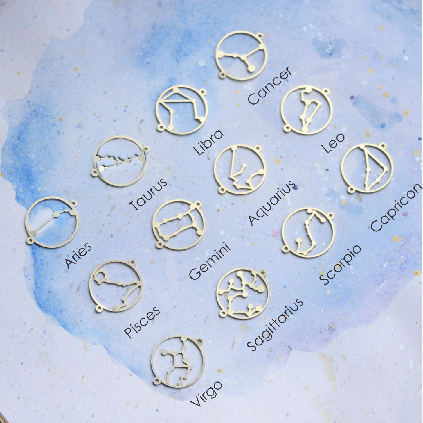 Zodiac bracelet, Capricorn, Gold tone, Gold-tone plated | Swarovski