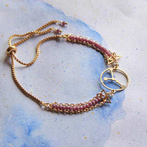 The Beaded Adjustable Zodiac Bracelet - BeAbhika.com