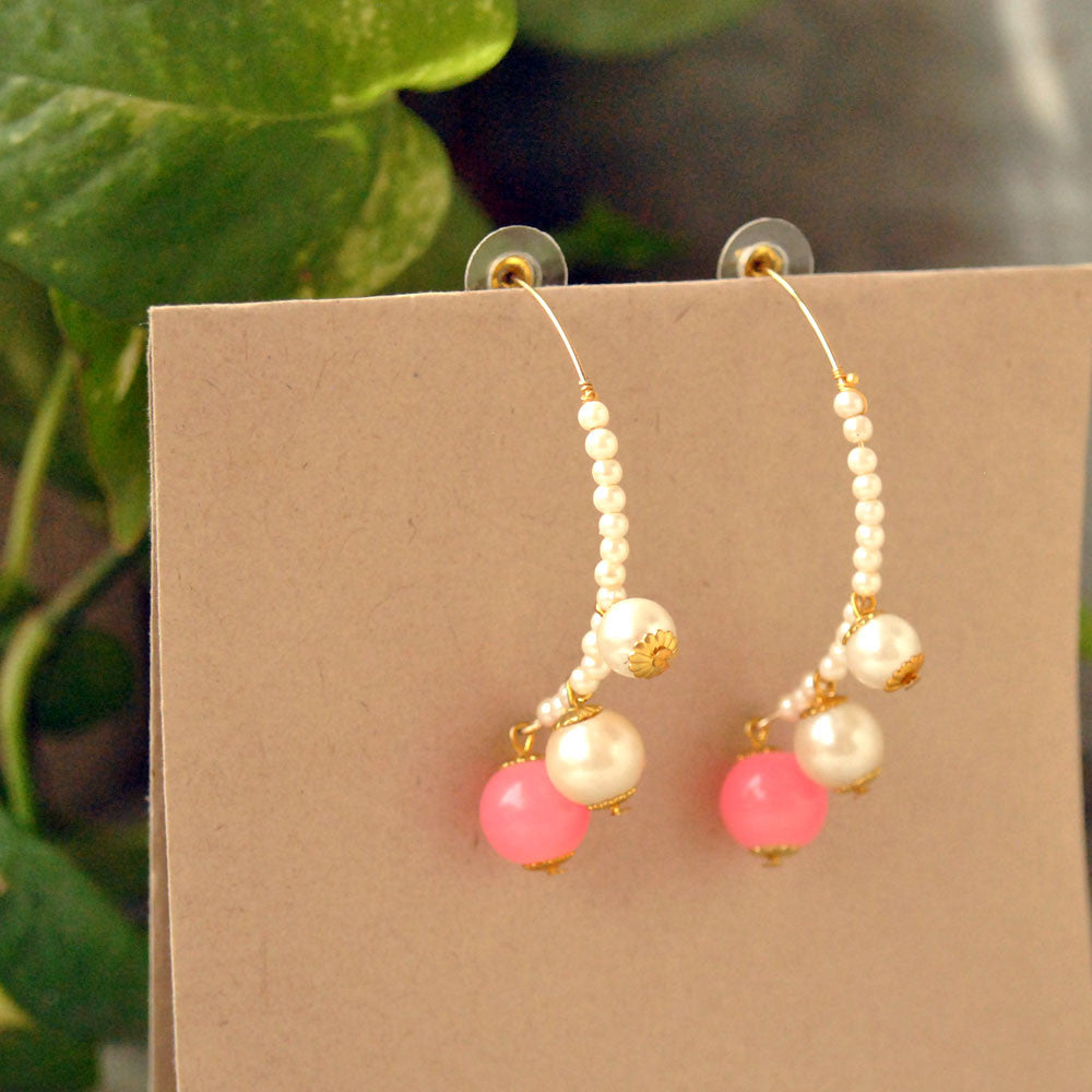 Traditional Kundan earrings in gold-tone, perfect for weddings and festive wear