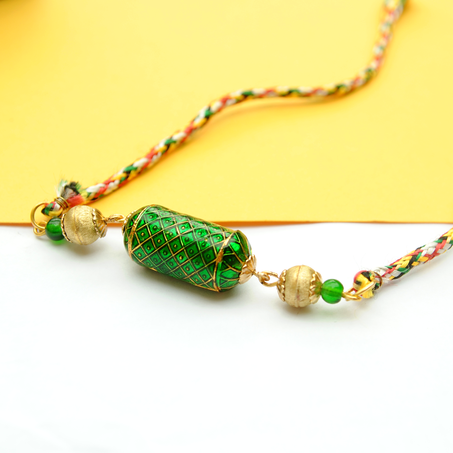 Enamel Damroo Rakhi