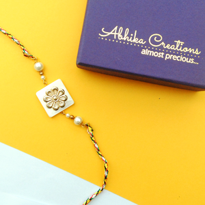 Metallic MOP Rakhi