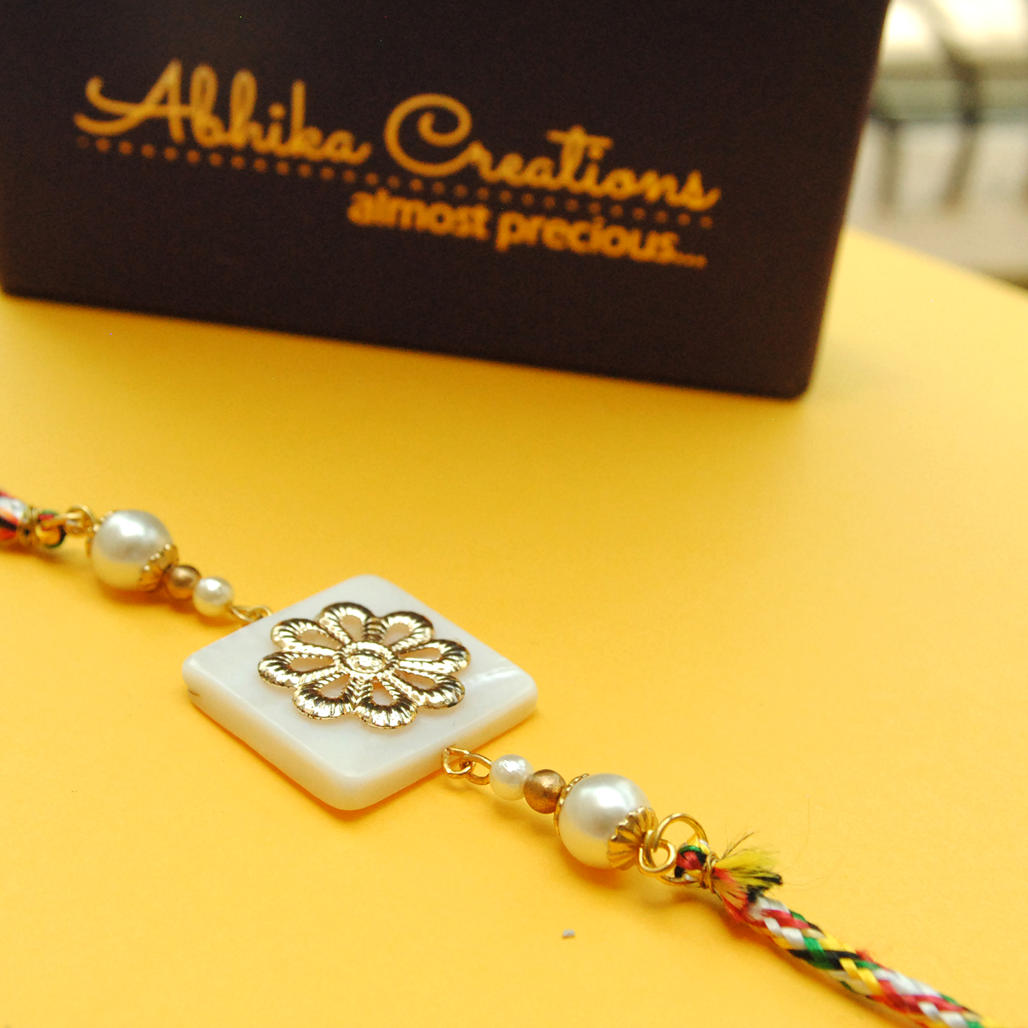 Metallic MOP Rakhi