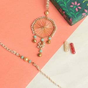 BeAbhika Bhai Bhabhi Rakhi Combo Set Designer Unique Rakshabandhan Rakhi Lumba Available In India At Best Price COD Express Shipping Send Rakhi Lumba To Abroad