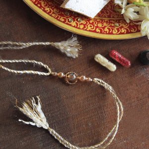BeAbhika Antique Pearls Rakhi Lightweight Easy To Tie Rakhi Available At Best Price In India Online COD Available Send Rakhi To Brother For Small Brother Big Brother Younger Brother Send Rakhi Abroad With Roli Chawal Capsules Designer Unqiue Famous 