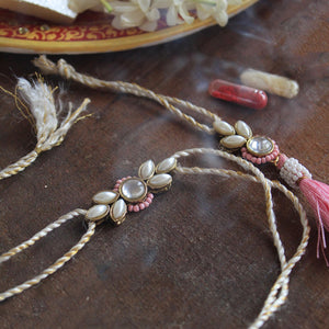 BeAbhika Bhai Bhabhi Rakhi Combo Set Designer Unique Rakshabandhan Rakhi Lumba Available In India At Best Price COD Express Shipping Send Rakhi Lumba To Abroad