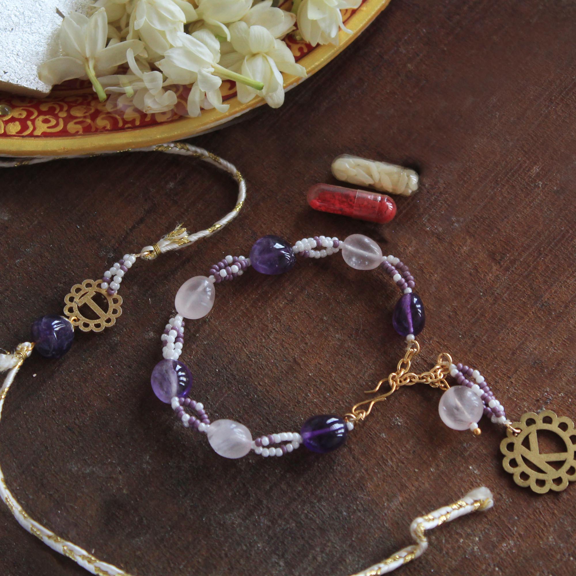BeAbhika Bhai Bhabhi Rakhi Combo Set Designer Unique Rakshabandhan Rakhi Lumba Available In India At Best Price COD Express Shipping Send Rakhi Lumba To Abroad Personalised Initial Name Letter Customised