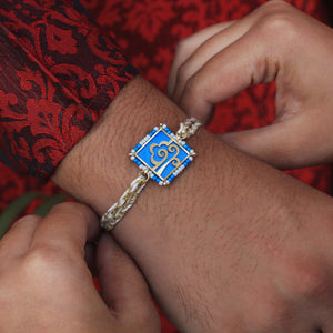 BeAbhika Gold Tone Cloud Theme Wind Rakhi Nature Inspired Rakhi Blue Acrylic Designer Unqiue Famous Rakhi Lightweight Easy To Tie Rakhi Available At Best Price In India Online COD Available Send Rakhi To Brother Small Brother Big Brother Younger Brother Send Rakhi Abroad With Roli Chawal Capsules