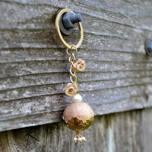 Wooden Ballerina Keychain (ACK002) - BeAbhika.com