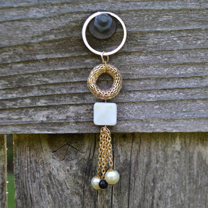 MOP Mesh Tassel Key chain - BeAbhika.com