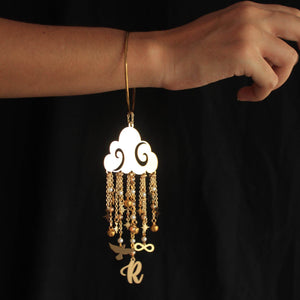 Customised Charms Golden Kaleere Punjabi Wedding Bridal Silver Kalira Personalised Golden Rose Gold Kaleera Traditional Designer Kalire