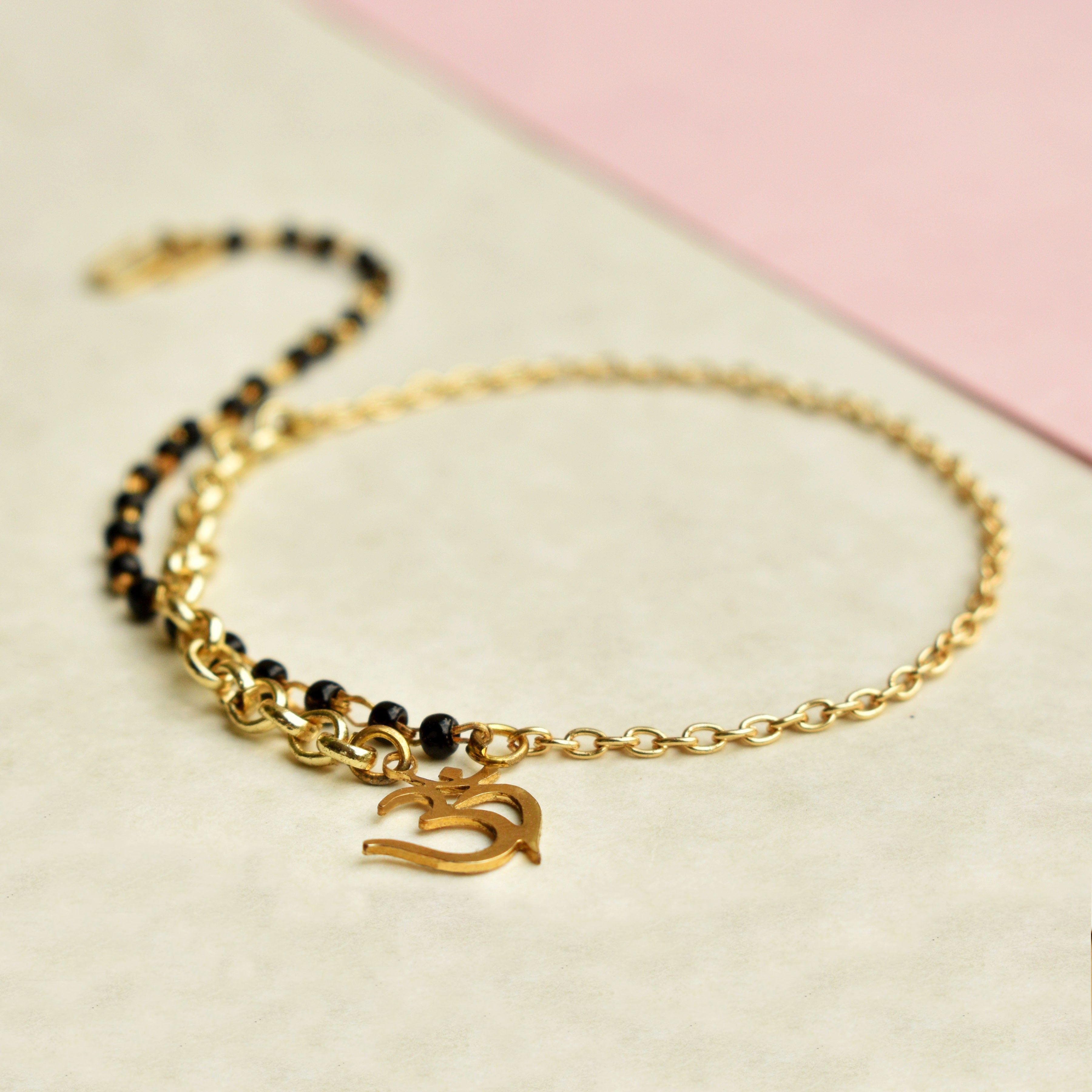 LOVELY Stone Mangalsutra Bracelet Gold Plated With Chain Gold AD Diamond Hand  Mangalsutra Bracelet, Diamond Mangalsutra Valentine Gift - Etsy