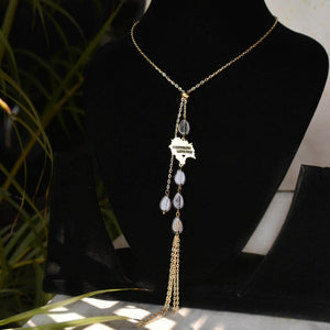 Blingy Beads State Charm Necklace - BeAbhika.com