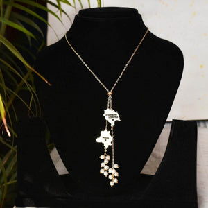 Pearly State Charm Necklace - BeAbhika.com