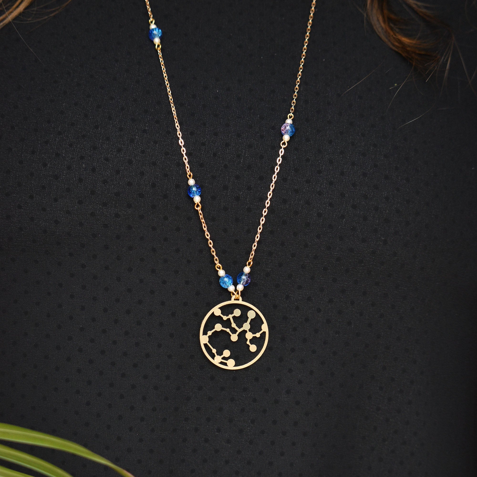 Celestial Zodiac Long Necklace