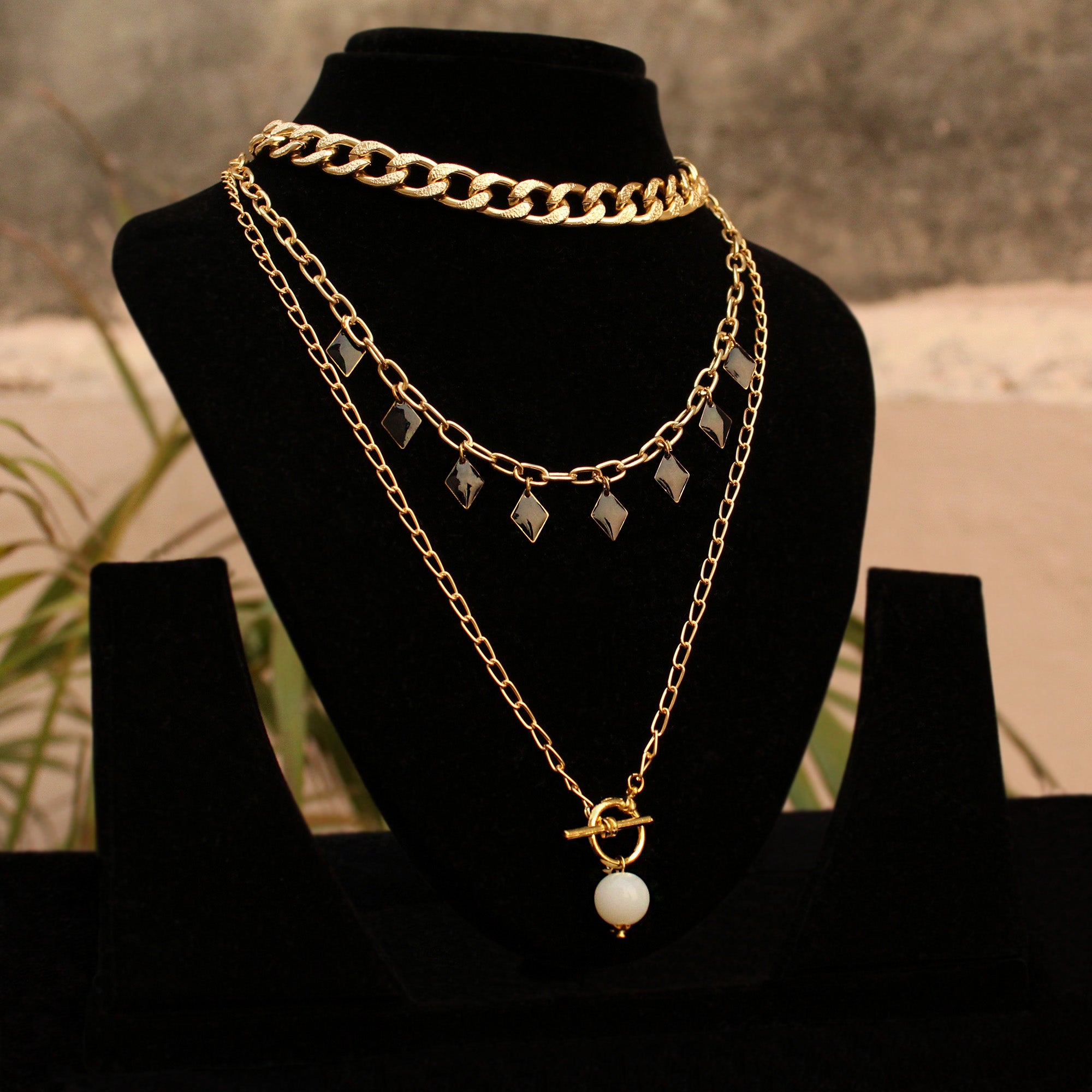 Chain on sale 3 layer