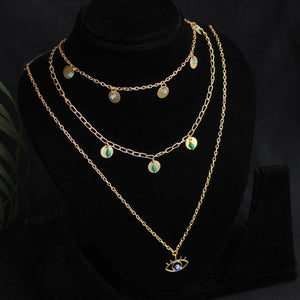 DIY 3 Layer Necklace - BeAbhika.com