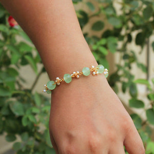 BeAbhika Designer Green Unique Bhabhi Lumba Bracelet Sister Rakhi Send Rakhi To Brother Bhabhi Green Beads CustomiSend Bhabhi Initial Lumba For Sister In Law Send Rakhi In India Available At Best Price COD Available Express Quick Shipping PersonaliSend Name Letter Bhabhi Rakhi