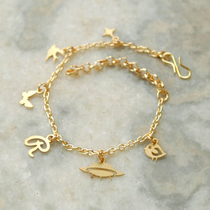 Sky Charms Personalised Bracelet - BeAbhika.com