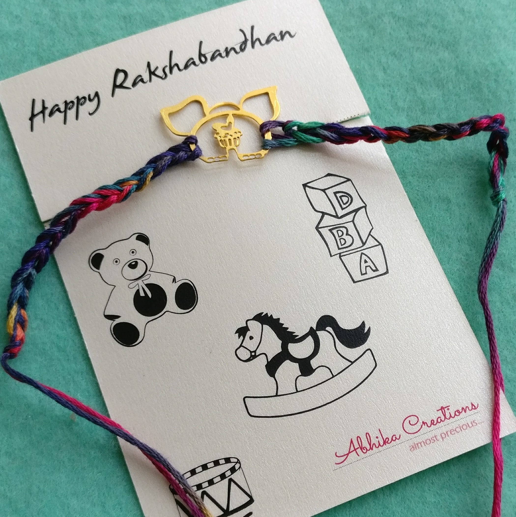 Baby Elephant Quirky Rakhi