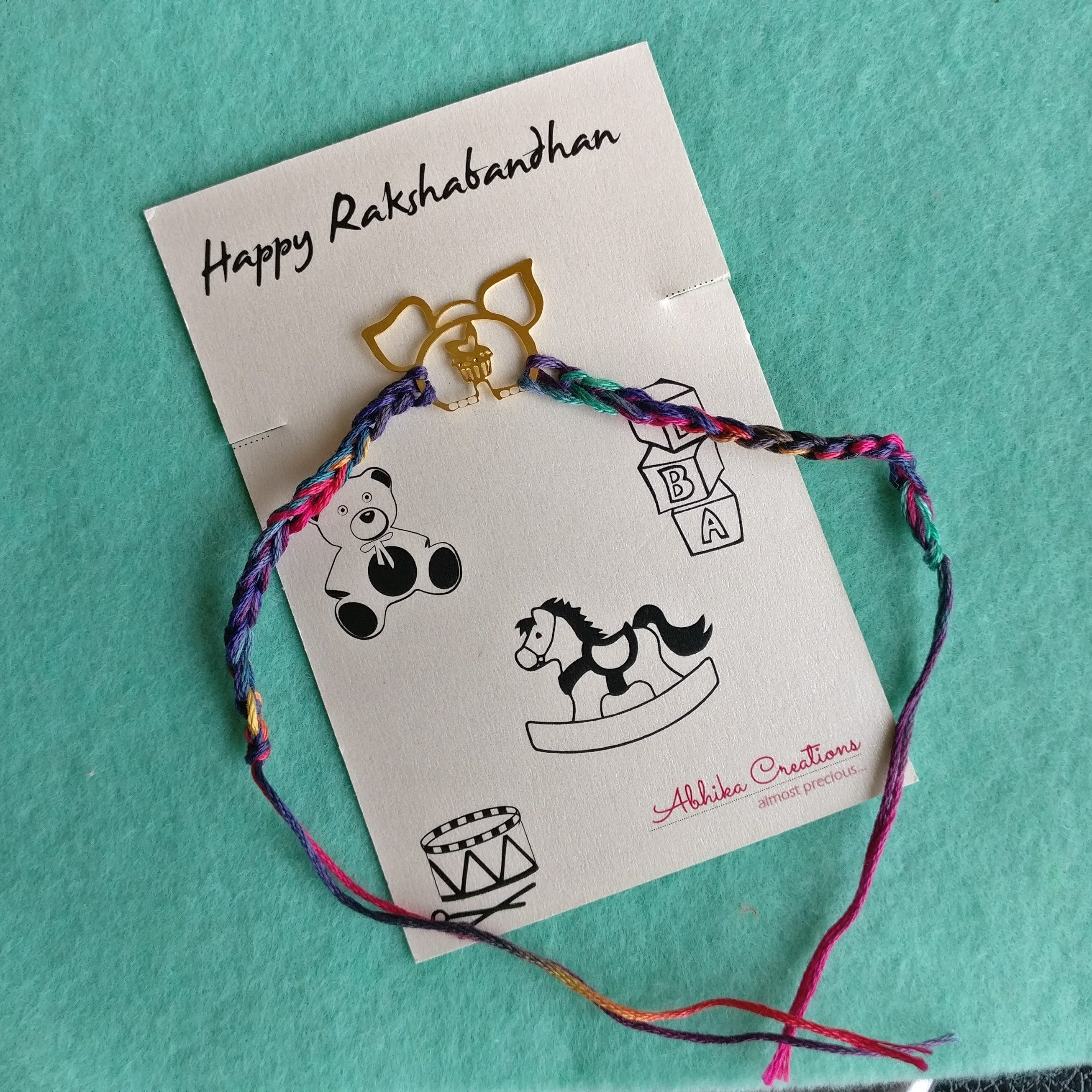 Baby Elephant Quirky Rakhi