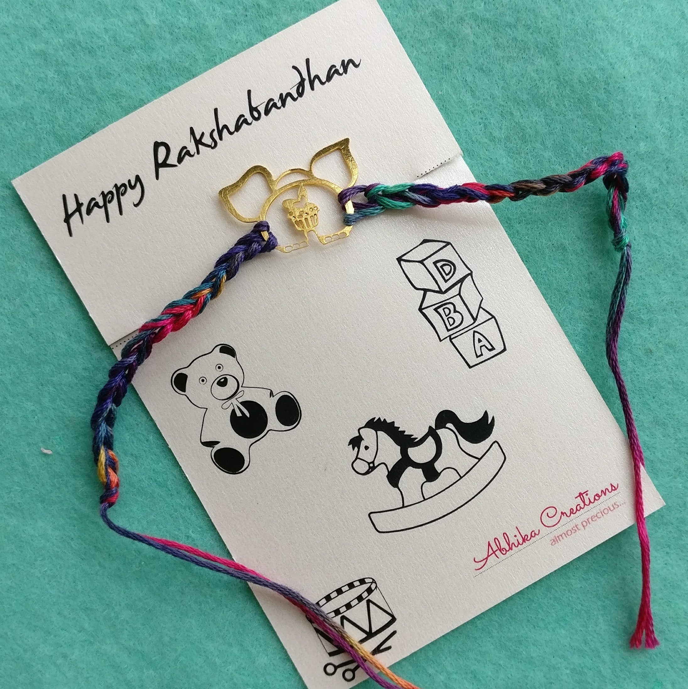 Baby Elephant Quirky Rakhi