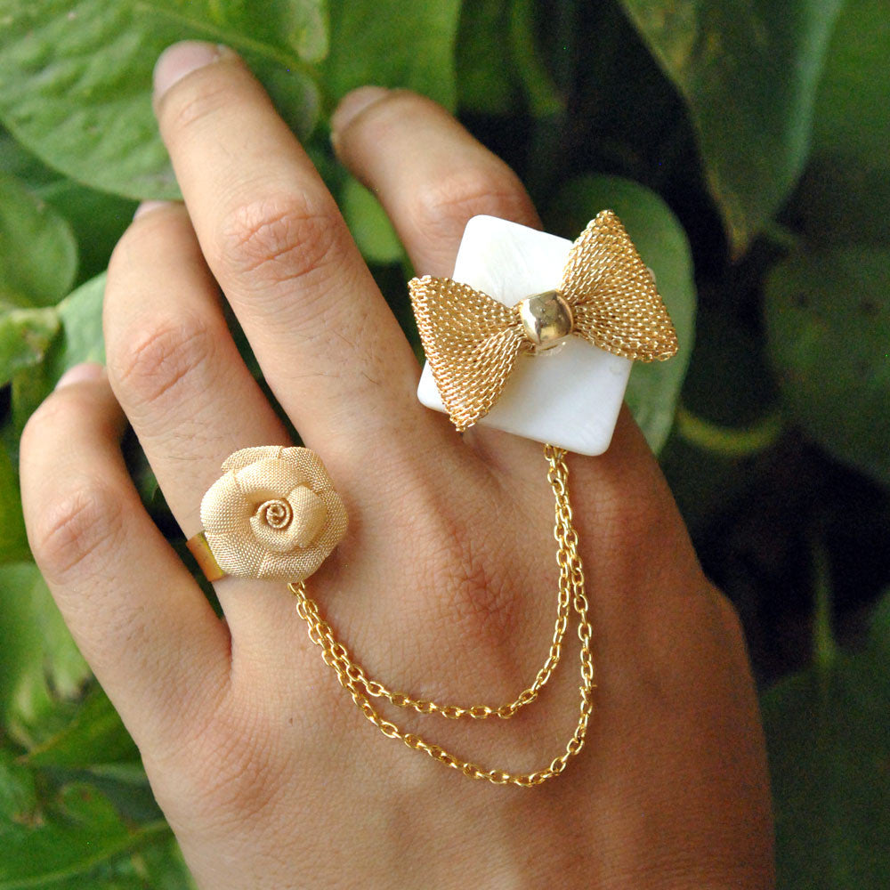 Twin Two Finger Ring (ACR012)