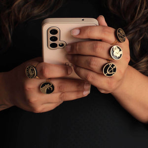 Laser Cut Zodiac Ring - BeAbhika.com