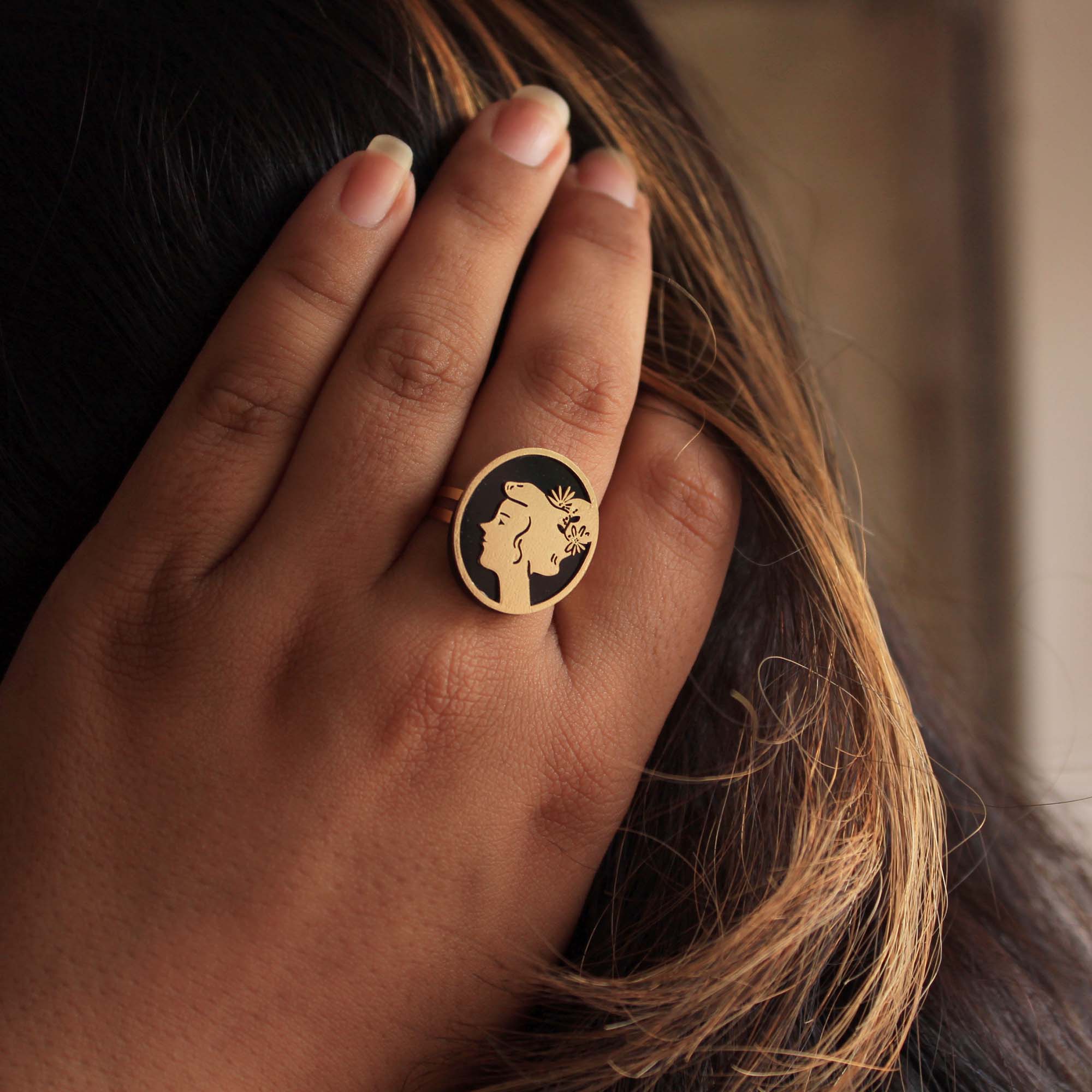 Laser Cut Zodiac Ring