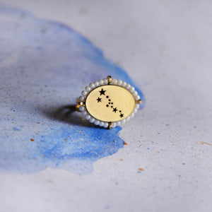 Pearly Constellation Ring - BeAbhika.com