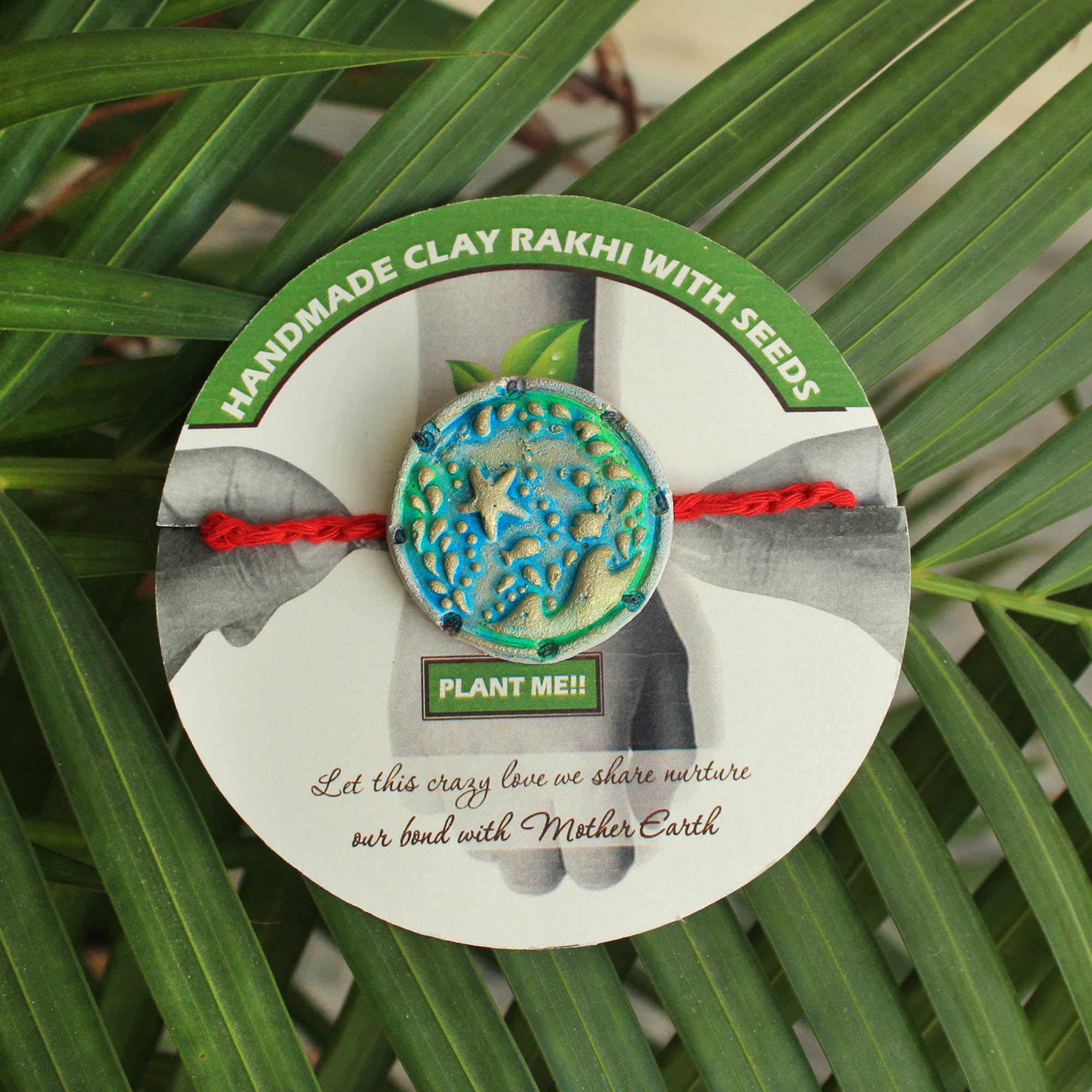 The Effortless Water Clay Rakhi- "Elements of Life Collection"