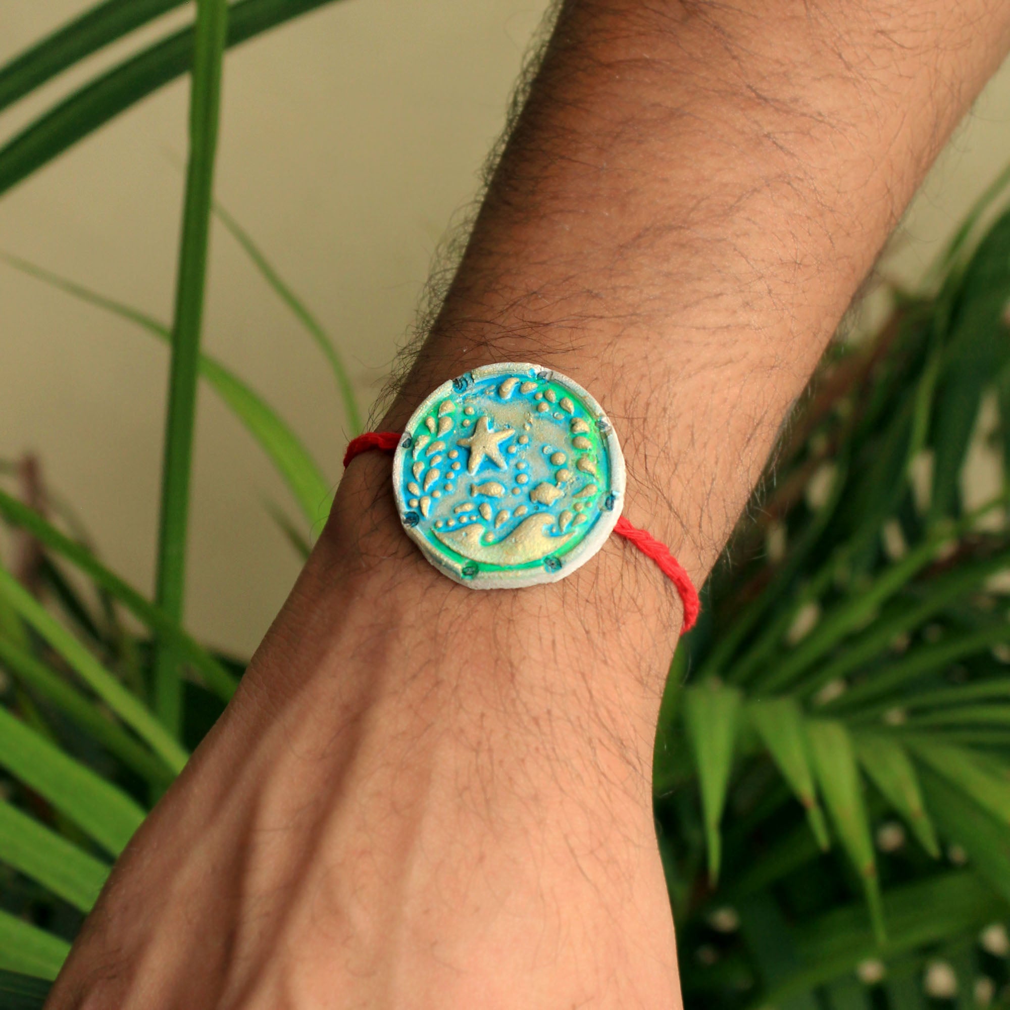 The Effortless Water Clay Rakhi- "Elements of Life Collection"