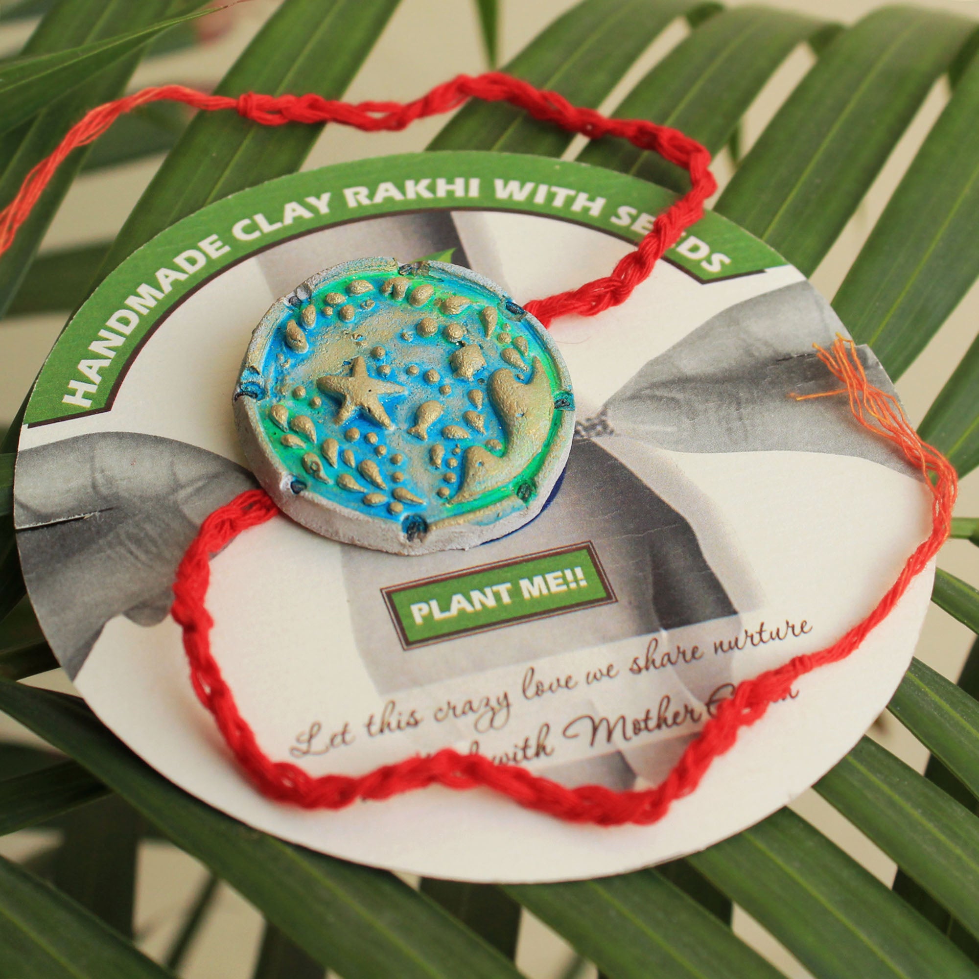 The Effortless Water Clay Rakhi- "Elements of Life Collection"