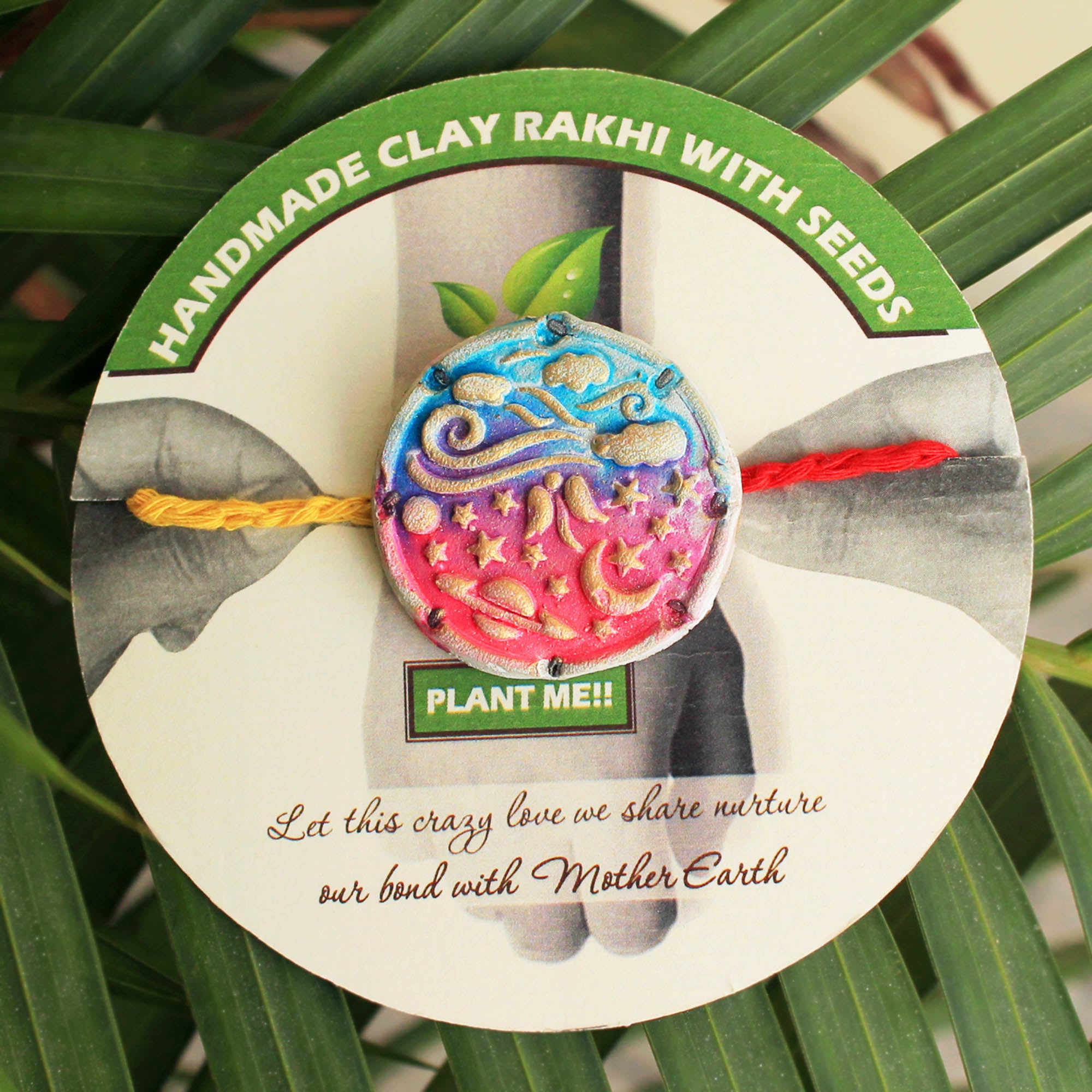 The Carefree Air Clay Rakhi - "Elements of Life Collection"