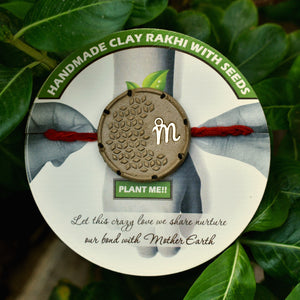 Sugary Honeycomb Personalised  Grow Green Clay Rakhi